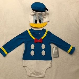 Disney Baby Donald Duck Onepiece and Hat Set